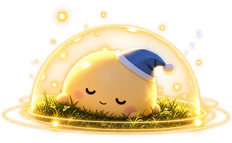 光のドームの中で眠る Poji
